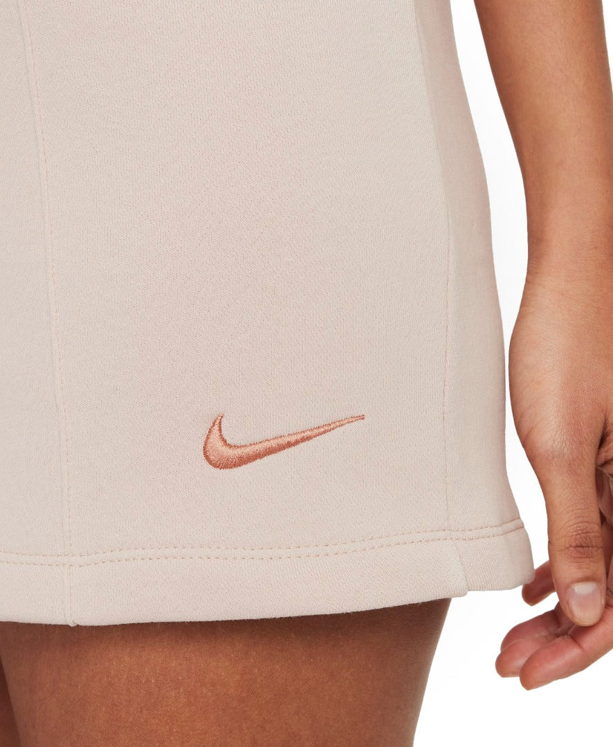 NIKE 2 SIDE FLEECE DO0345-219 CREAM/PINK ŠORTAI