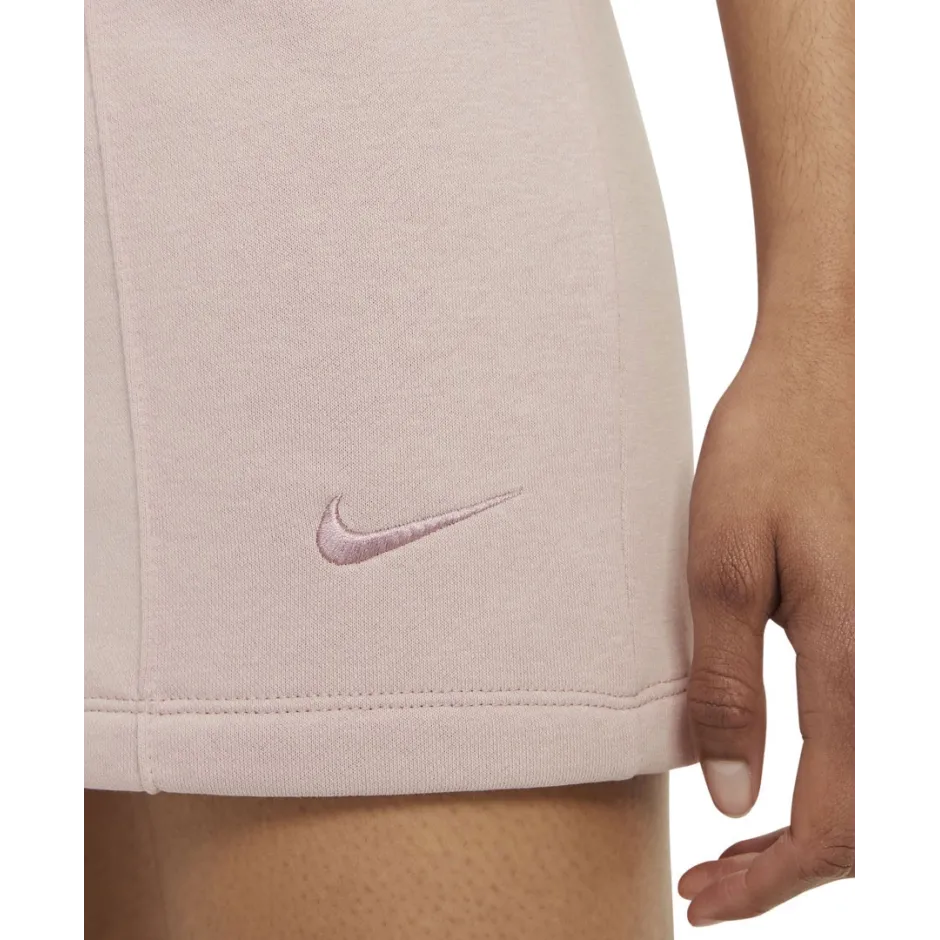 NIKE 2 SIDE FLEECE DO0345-646 WHITE/PINK ŠORTAI