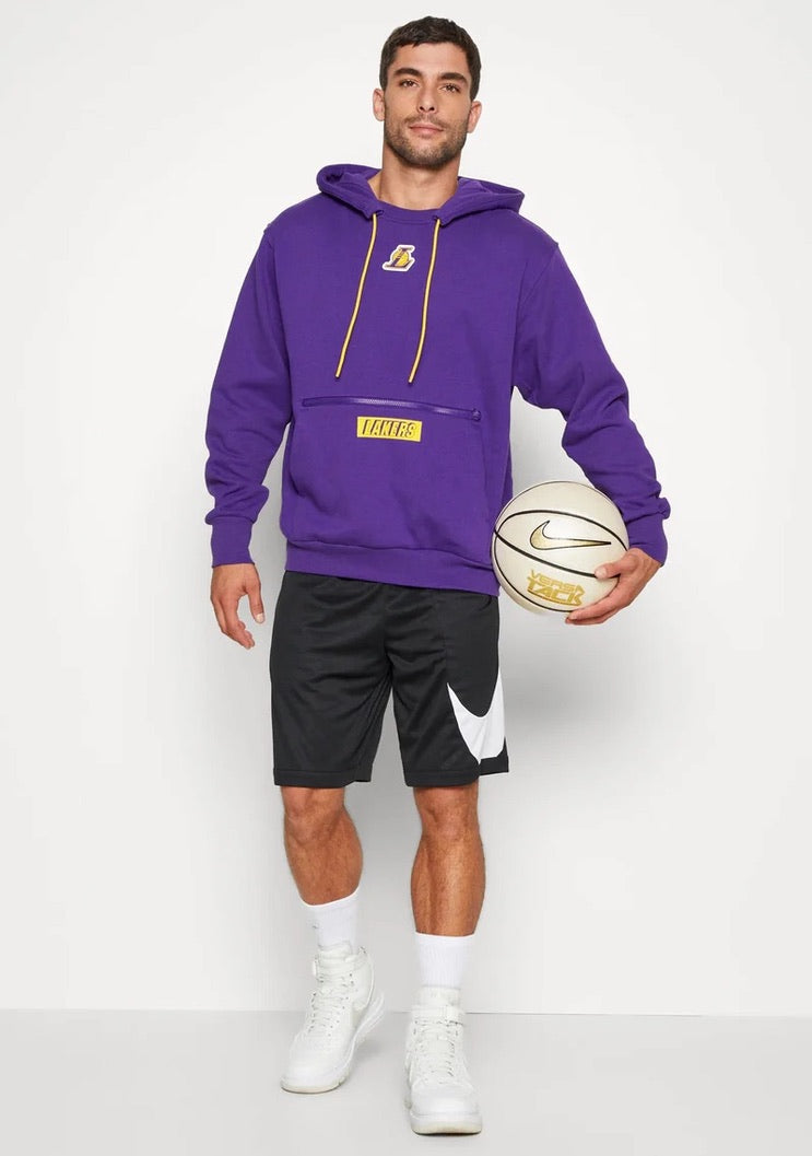 NIKE NBA LAKERS PURPLE/YELLOW DN4706-504 DŽEMPERIS