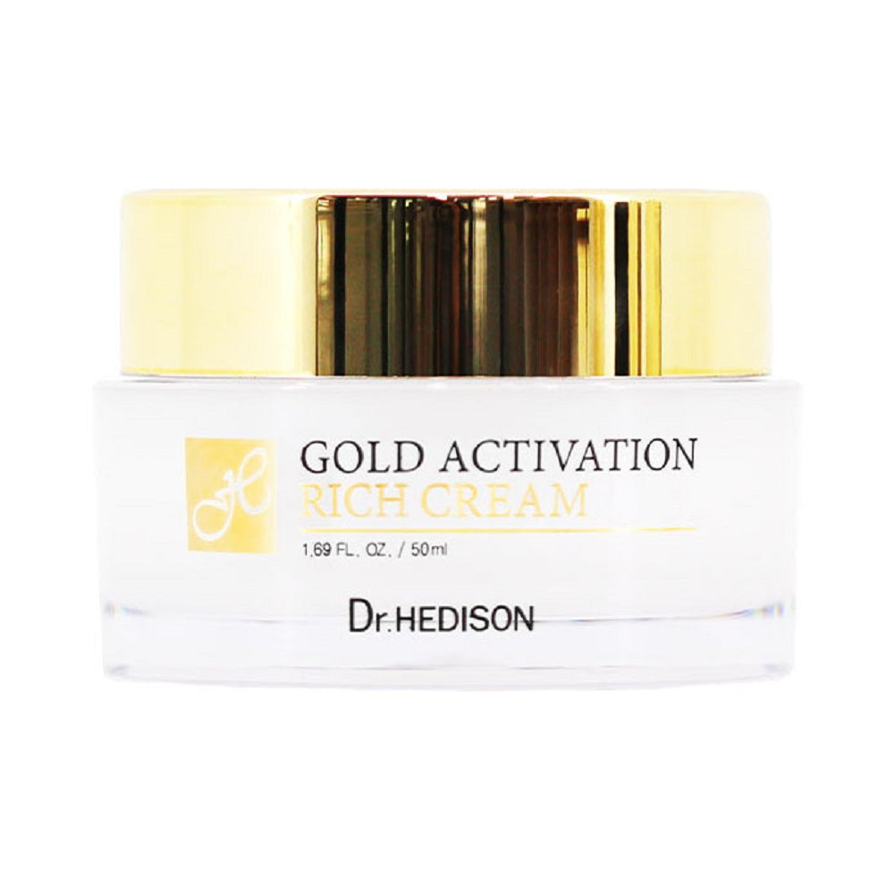 DR HEDISON Praturtinamasis veido kremas Hedison Gold Activation, 50ml