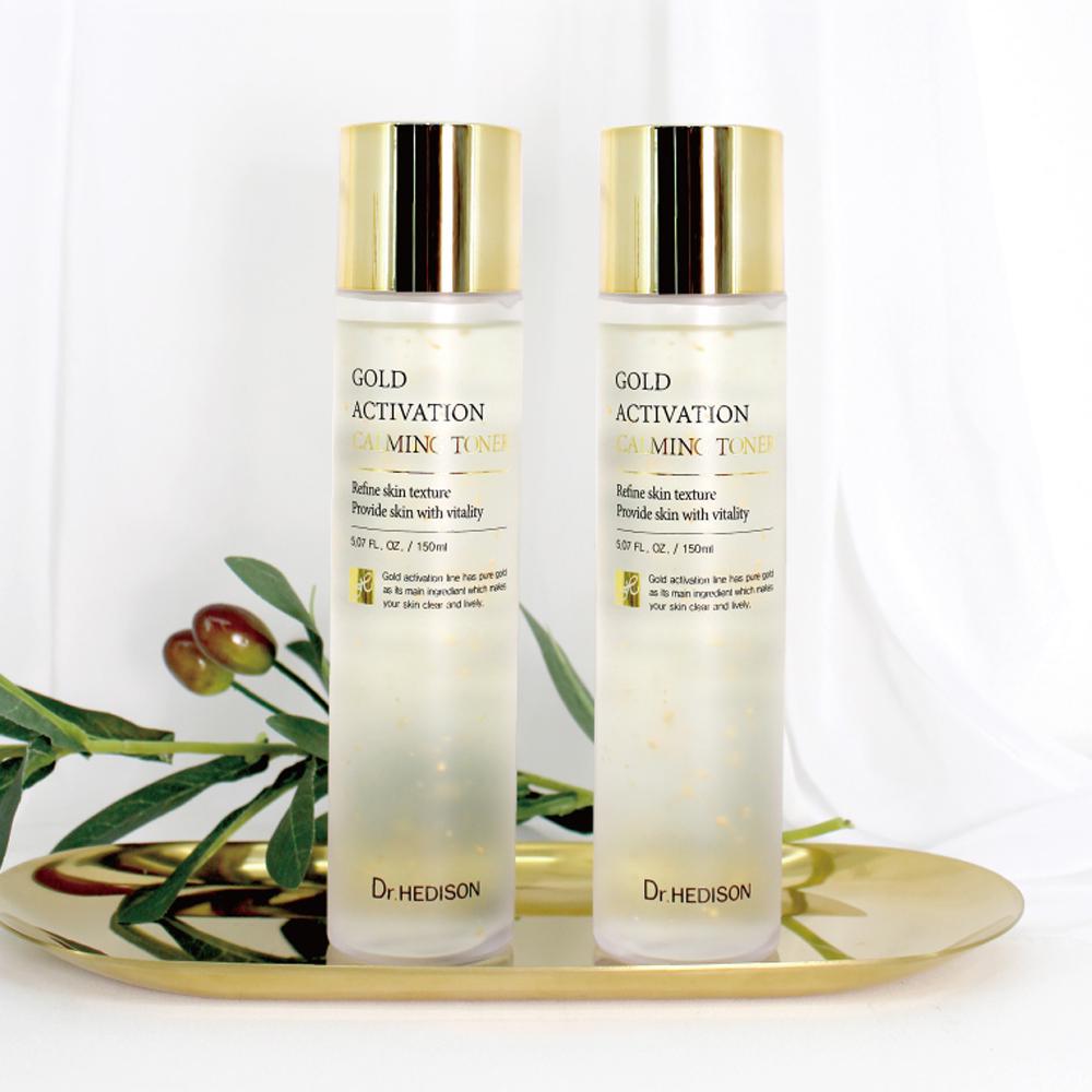 DR HEDISON Raminamasis veido tonikas Dr. Hedison Gold activation toner, 150ml.