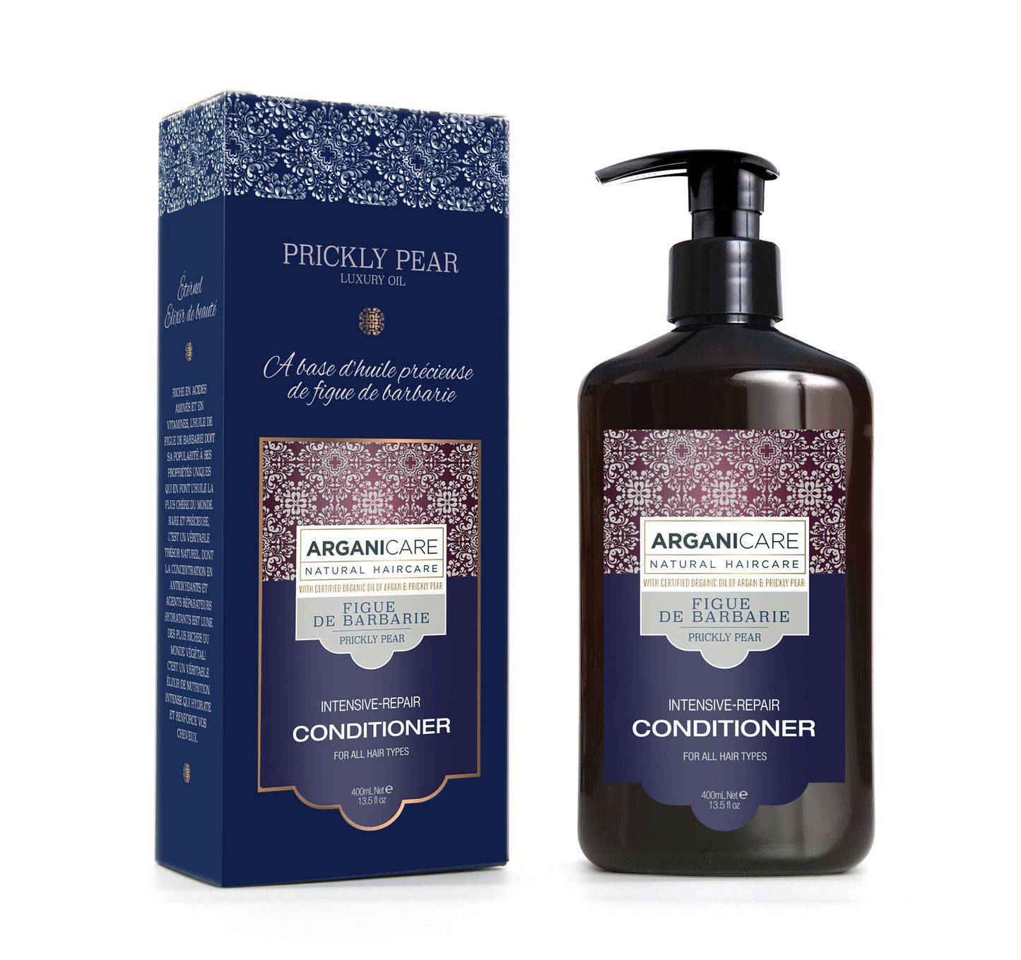 ARGANICARE Prickly Pear Luxury Oil - Maitinamasis plaukų kondicionierius 400ml