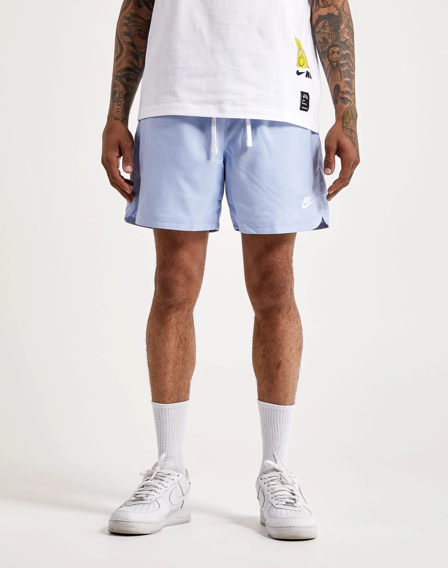 NIKE SPORTSWEAR SPORT ESSENTIAL LIGHT BLUE DM6829-548 ŠORTAI