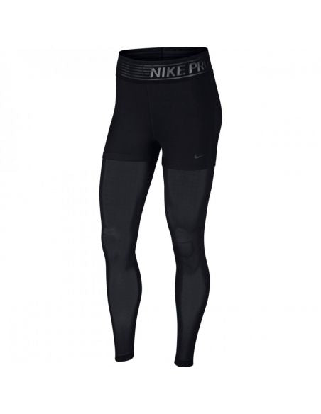 NIKE PRO DELUXE MESH BLACK 932153-010 TAMPRĖS