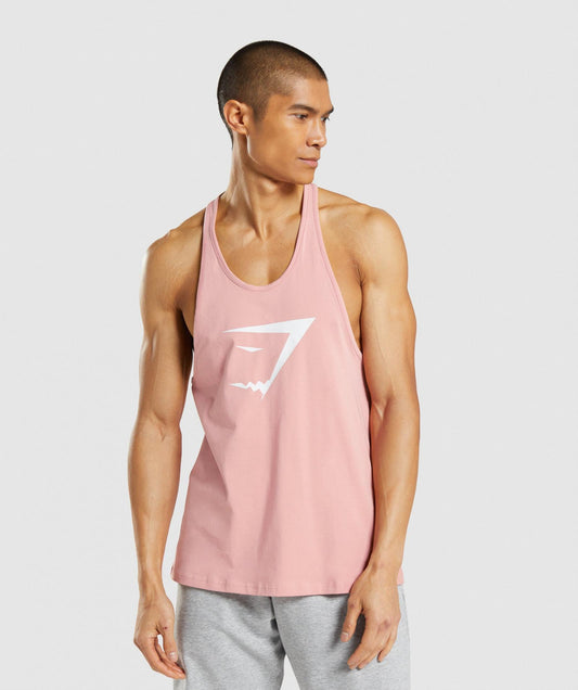 GYMSHARK SHARKHEAD INFILL STRINGER BABY PINK SPORTINĖ PALAIDINĖ