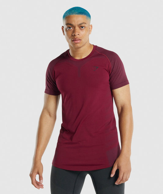 GYMSHARK 315 SS CHERRY RED SPORTINĖ PALAIDINĖ