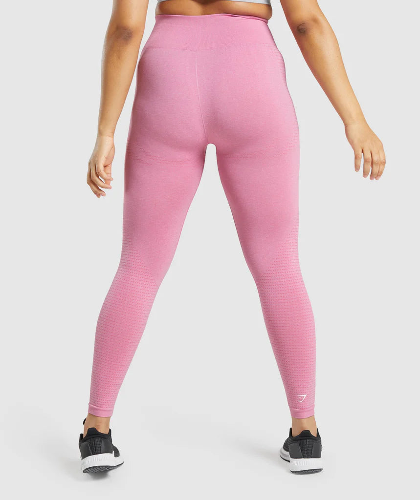 GYMSHARK VITAL SEAMLESS LEGGINGS PINK TAMPRĖS