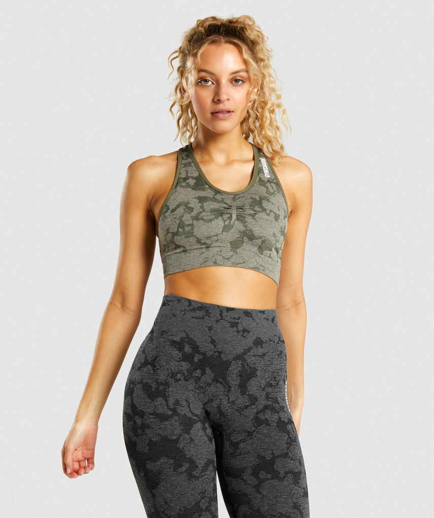 GYMSHARK ADAPT OMBRE SEAMLESS CARGO GREEN LIEMENĖLĖ