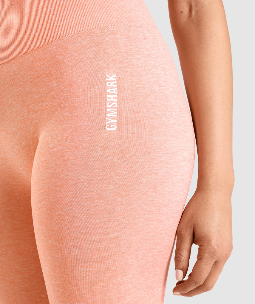 GYMSHARK ADAPT MARL SEAMLESS PEACH PINK TAMPRĖS