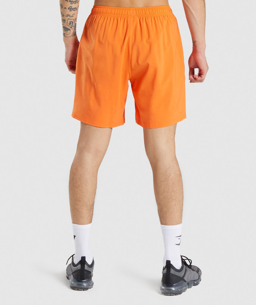 GYMSHARK ARRIVAL ORANGE ŠORTAI