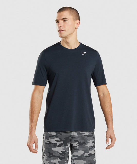 GYMSHARK ARRIVAL SEAMLESS SS NAVY SPORTINĖ PALAIDINĖ