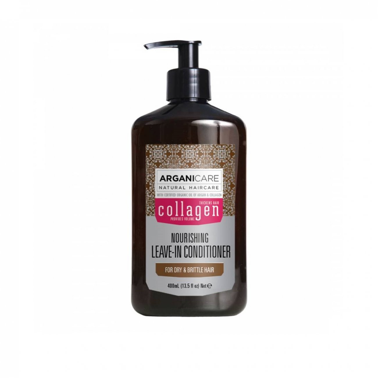 ARGANICARE Collagen - Maitinantis nenuplaunamas kondicionierius su kolagenu 400ml