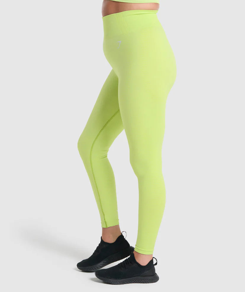 GYMSHARK VITAL SEAMLESS LEGGINGS LEMON TAMPRĖS