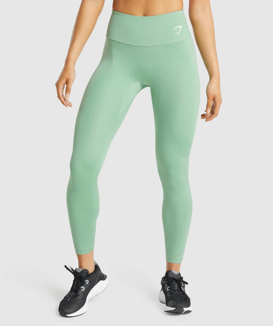 GYMSHARK TRAINING LEGGINGS MINT GREEN TAMPRĖS