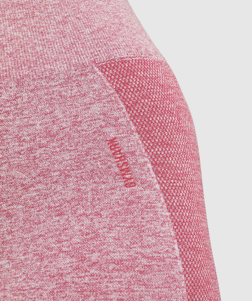 GYMSHARK FLEX HIGH WASTED RED/PINK TAMPRĖS
