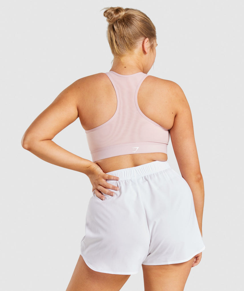 GYMSHARK LIGHTWEIGHT HIGH SUPPORT BABY PINK LIEMENĖLĖ