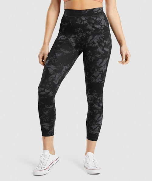 GYMSHARK X KK FIT COLLECTION BLACK LEGGINGS TAMPRĖS Pamaiva