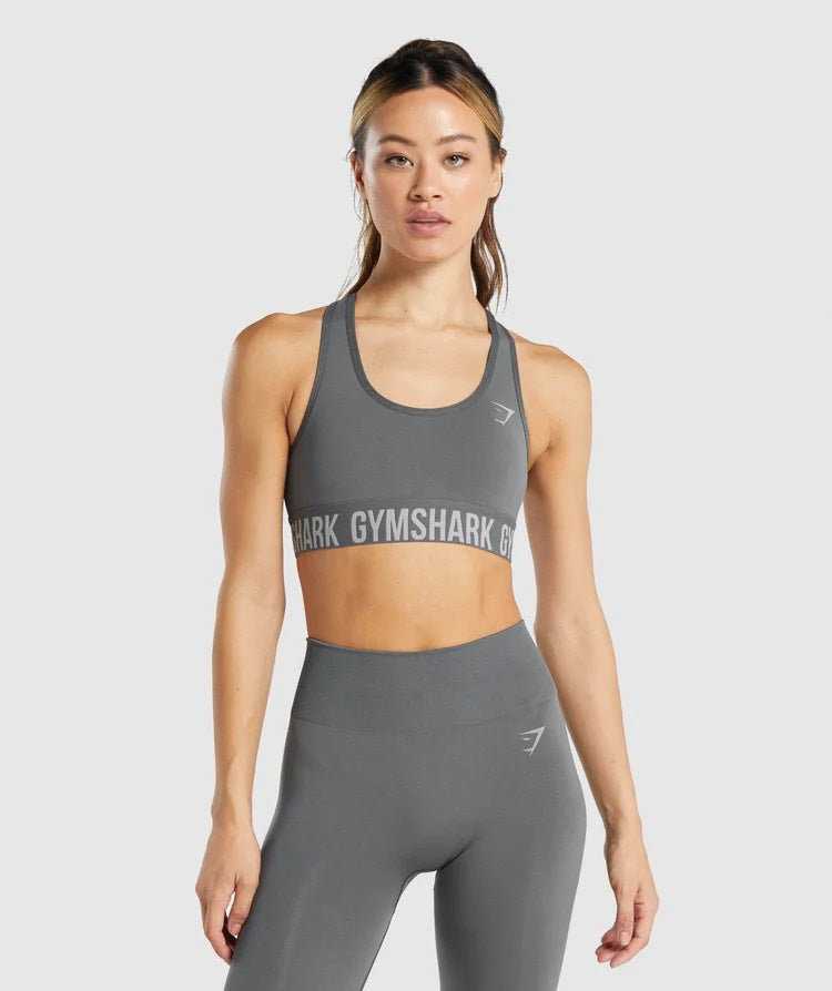GYMSHARK FIT SEAMLESS GREY LIEMENĖLĖ