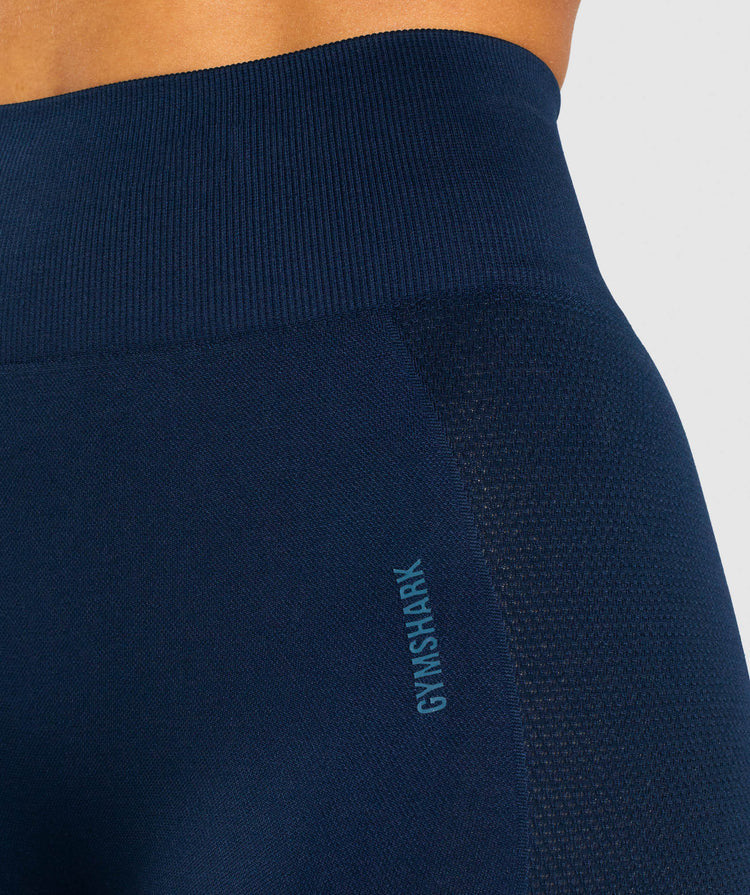 GYMSHARK FLEX CYCLING NAVY BLUE ŠORTAI