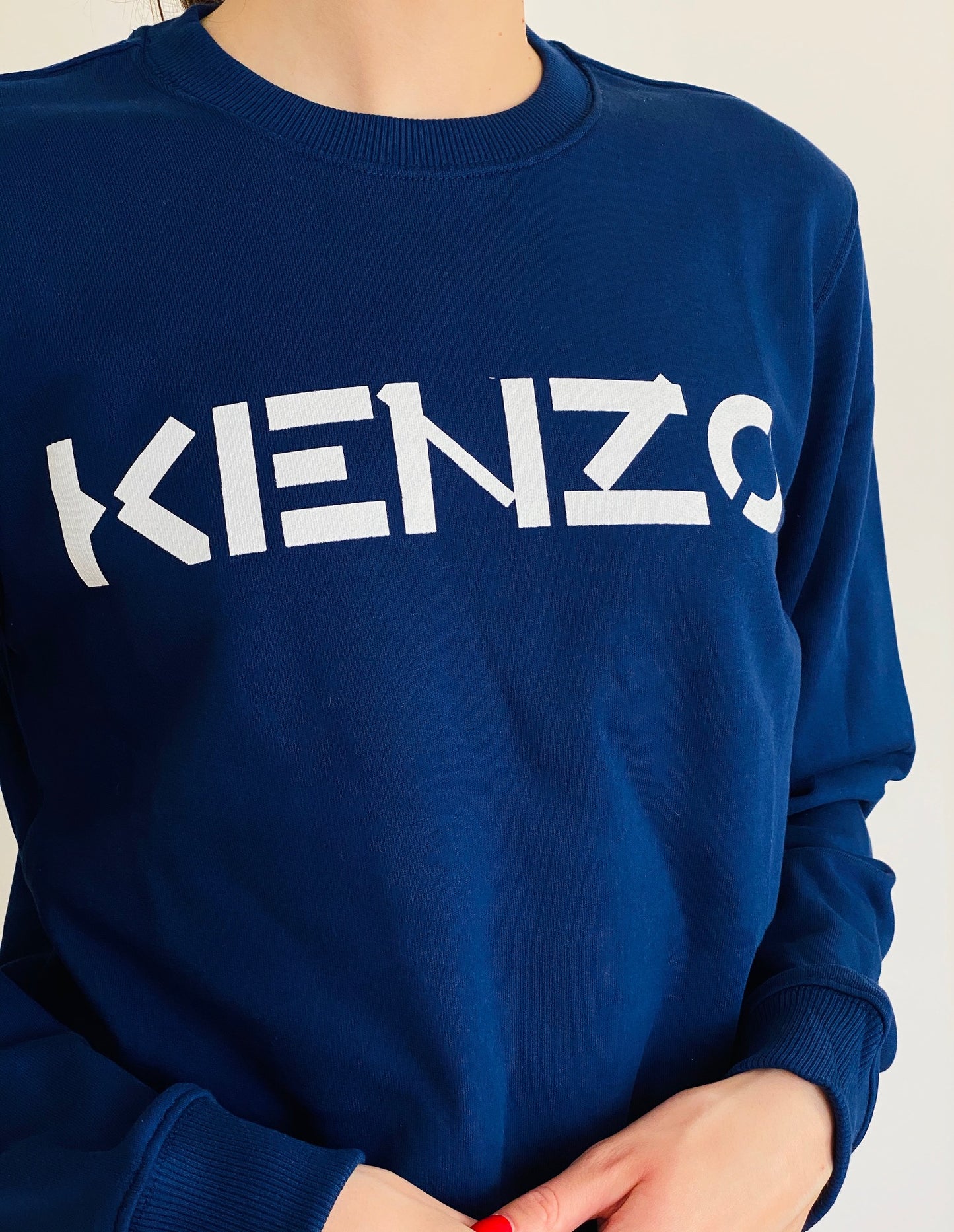 KENZO LOGO CLASSIC SWEAT K42P206 71 BLUE DŽEMPERIS