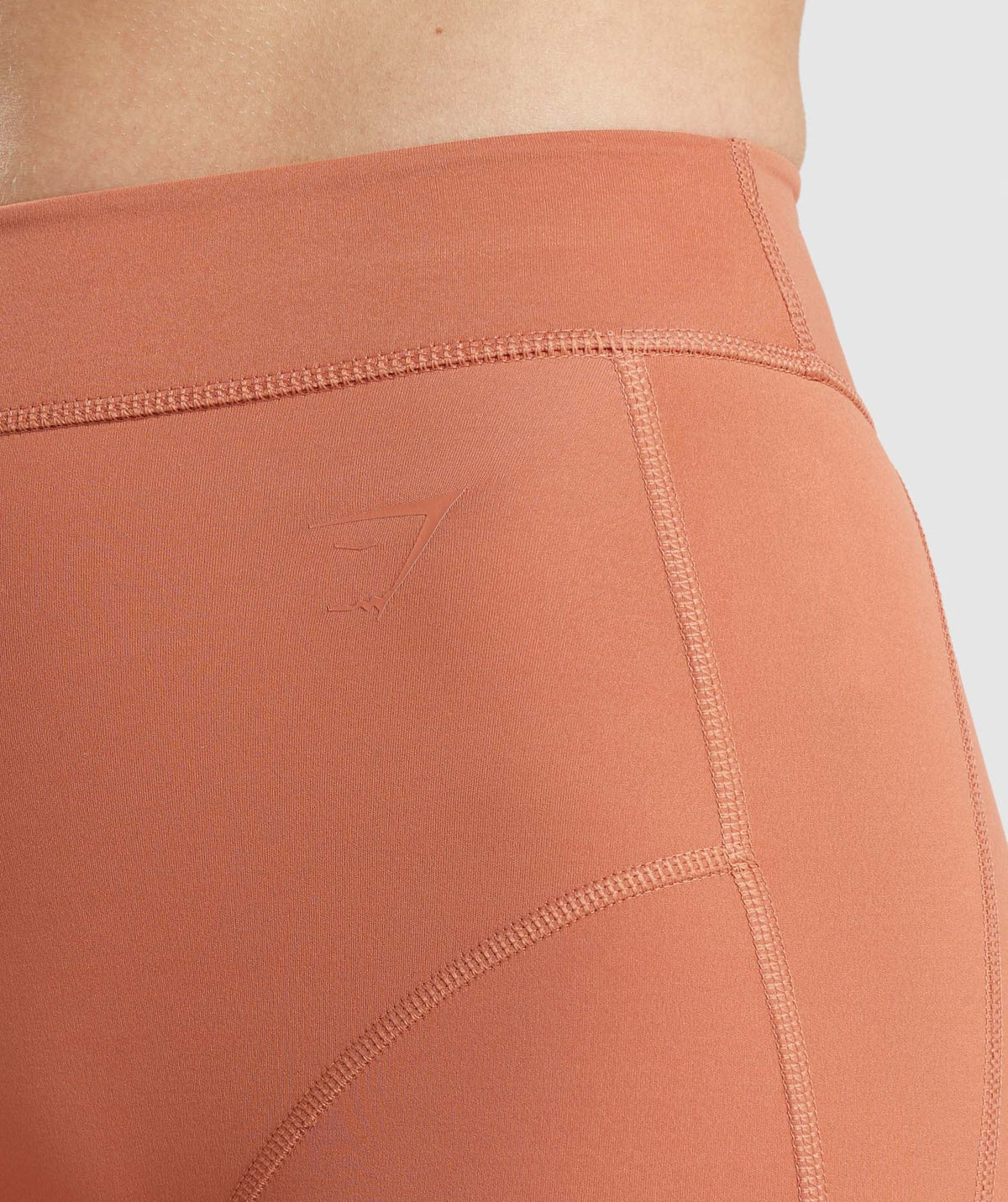 GYMSHARK KK FIT 7/8 CORAL ORANGE TAMPRĖS