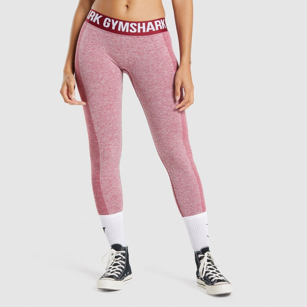 GYMSHARK FLEX LOW RISE CHERRY RED TAMPRĖS