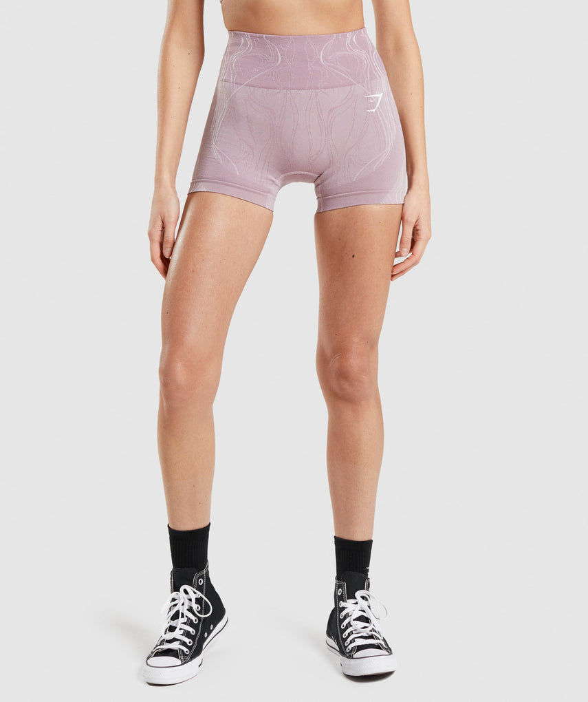 GYMSHARK MERCURY SEAMLESS BABY PINK ŠORTAI