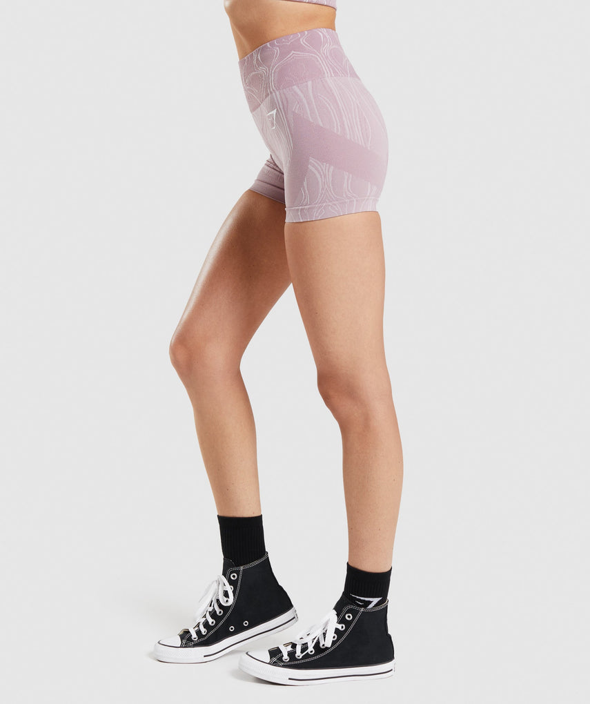 GYMSHARK MERCURY SEAMLESS BABY PINK ŠORTAI