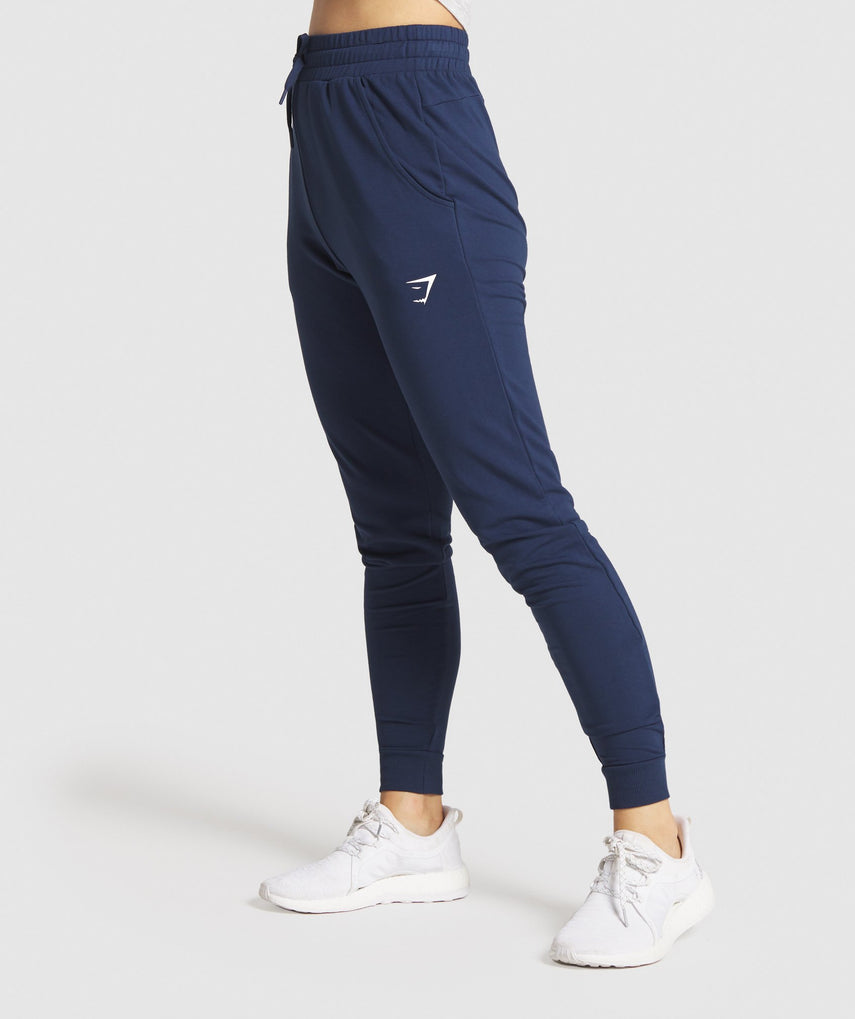 GYMSHARK TRAINING JOGGERS DARK BLUE KELNĖS