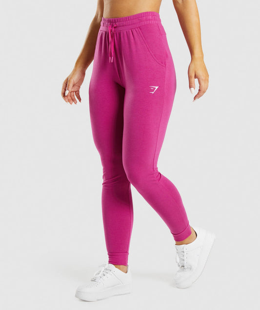 GYMSHARK PIPPA TRAINING JOGGERS DRAGON FRUIT PINK KELNĖS