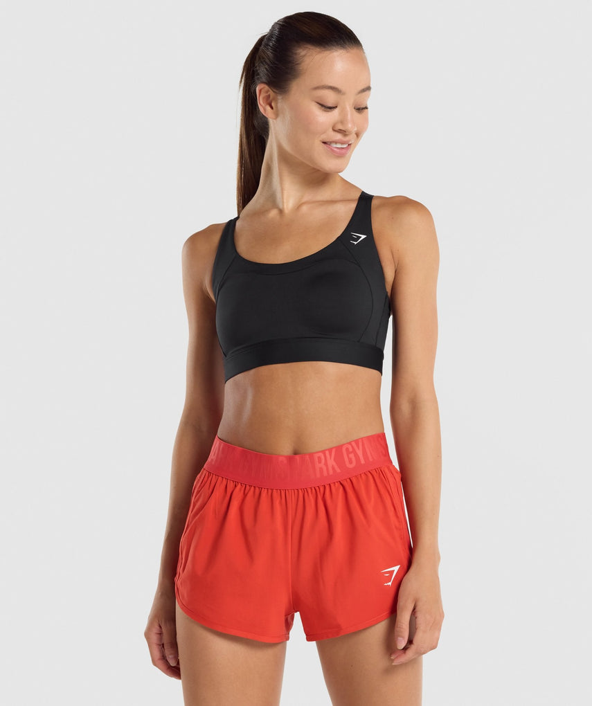 GYMSHARK RACER BACK BLACK LIEMENĖLĖ