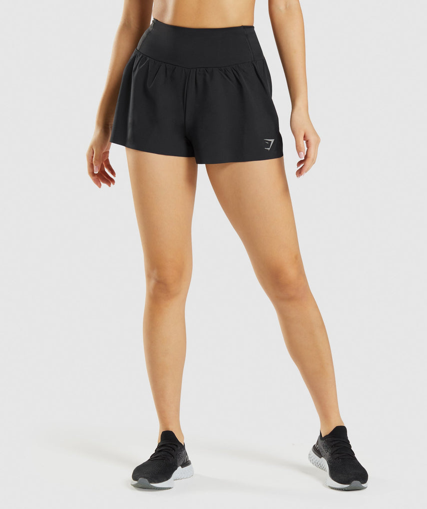 GYMSHARK SPEED BLACK ŠORTAI