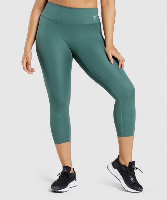 GYMSHARK TRAINING 7/8 DARK GREEN TAMPRĖS
