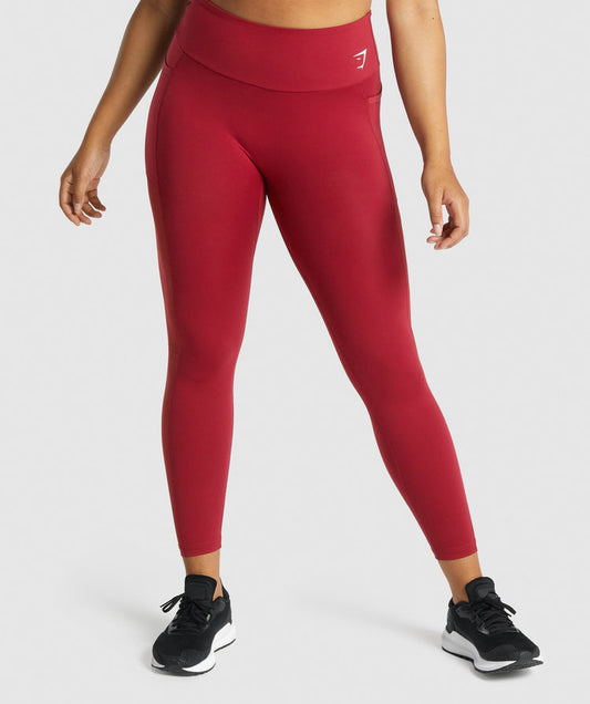 GYMSHARK TRAINING MESH POCKET RED CHERRY TAMPRĖS
