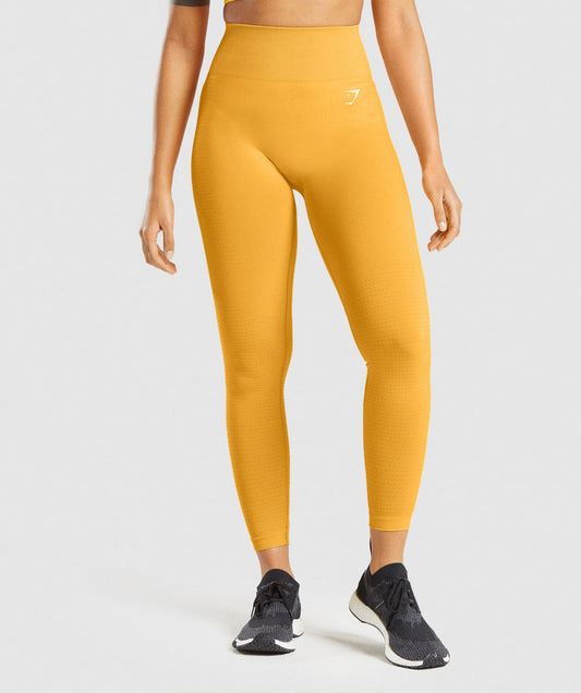 GYMSHARK VITAL SEAMLESS SUN YELLOW TAMPRĖS