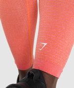 GYMSHARK VITAL SEAMLESS NEON PINK TAMPRĖS