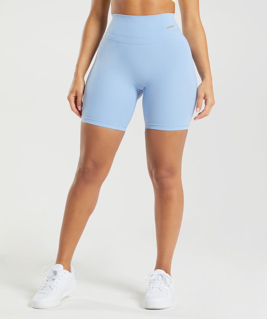 GYMSHARK WHITNEY SIMMONS CYCLING SKY BLUE ŠORTAI