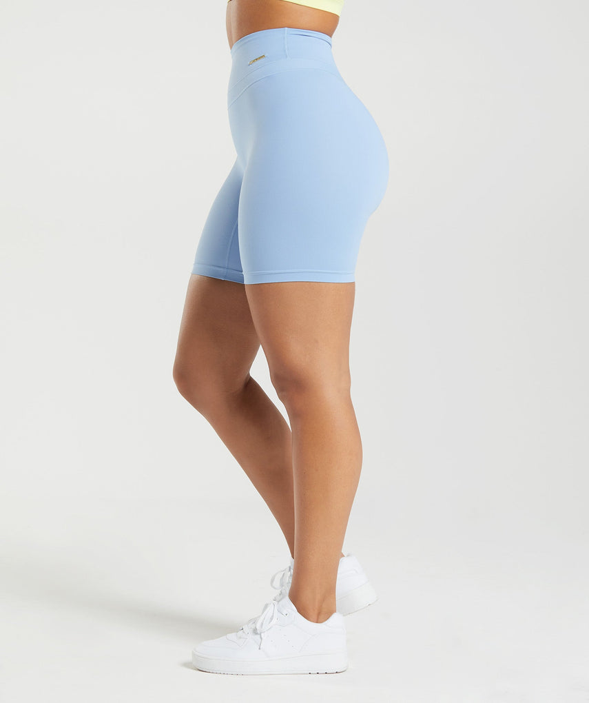 GYMSHARK WHITNEY SIMMONS CYCLING SKY BLUE ŠORTAI