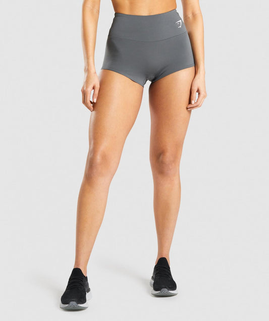 GYMSHARK TRAINING SHORT LENGTH DARK GREY ŠORTAI