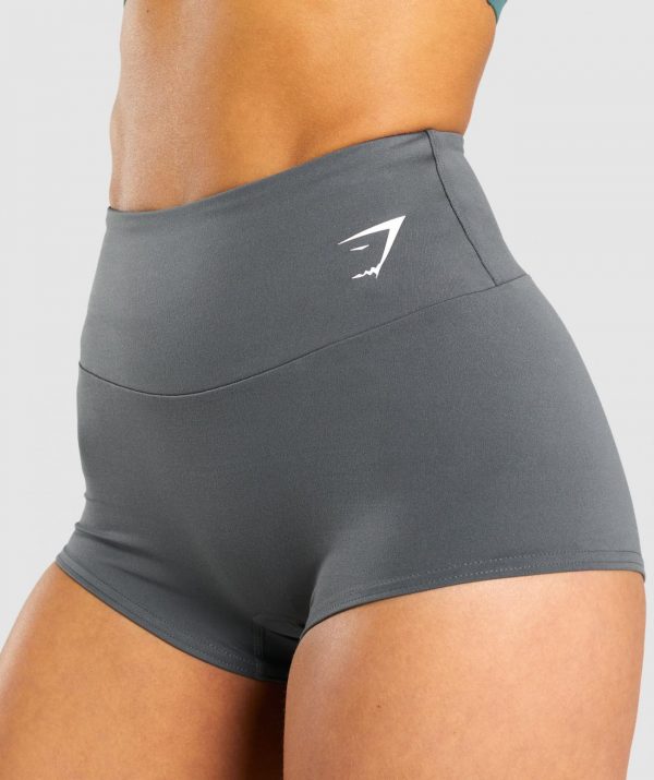 GYMSHARK TRAINING SHORT LENGTH DARK GREY ŠORTAI