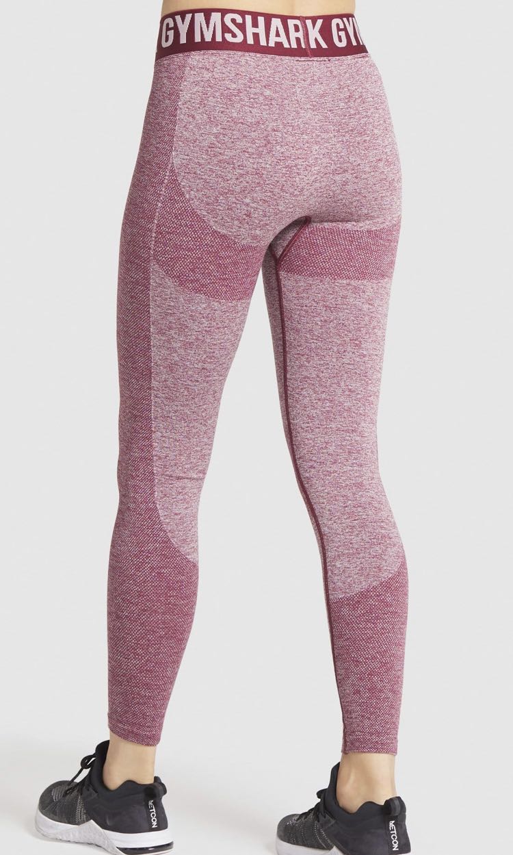 GYMSHARK FLEX LOW RISE CHERRY RED TAMPRĖS