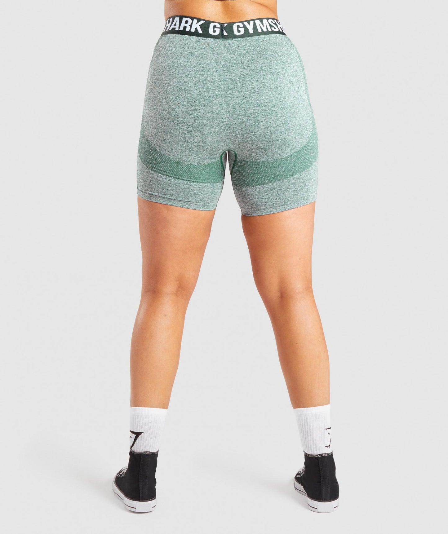 GYMSHARK FLEX DARK GREEN ŠORTAI