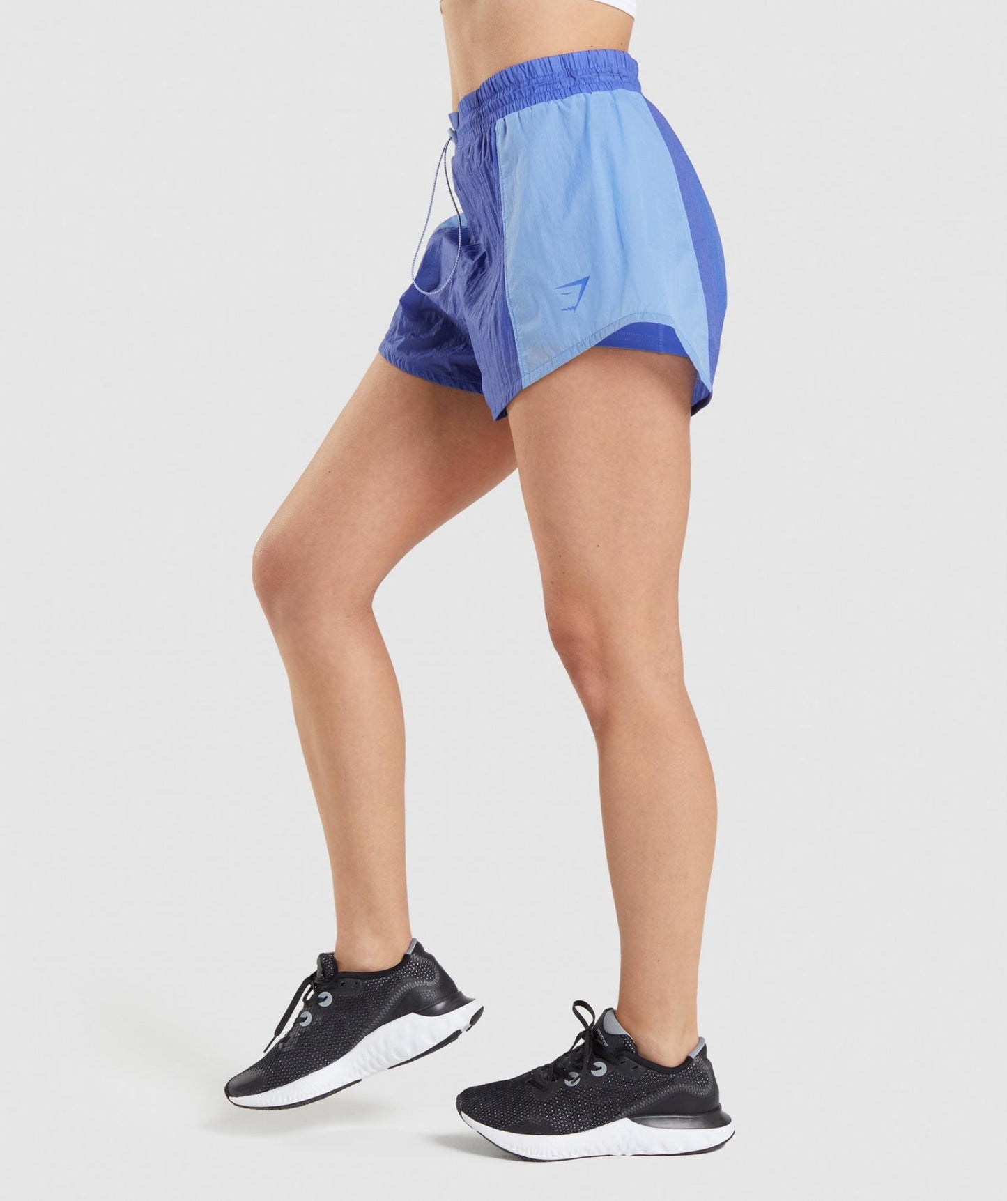 GYMSHARK PULSE 2-1 BLUE MIXED ŠORTAI