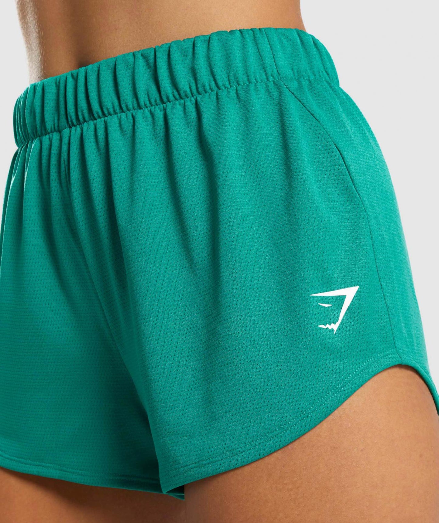 GYMSHARK TRAINING MESH AQUA ŠORTAI