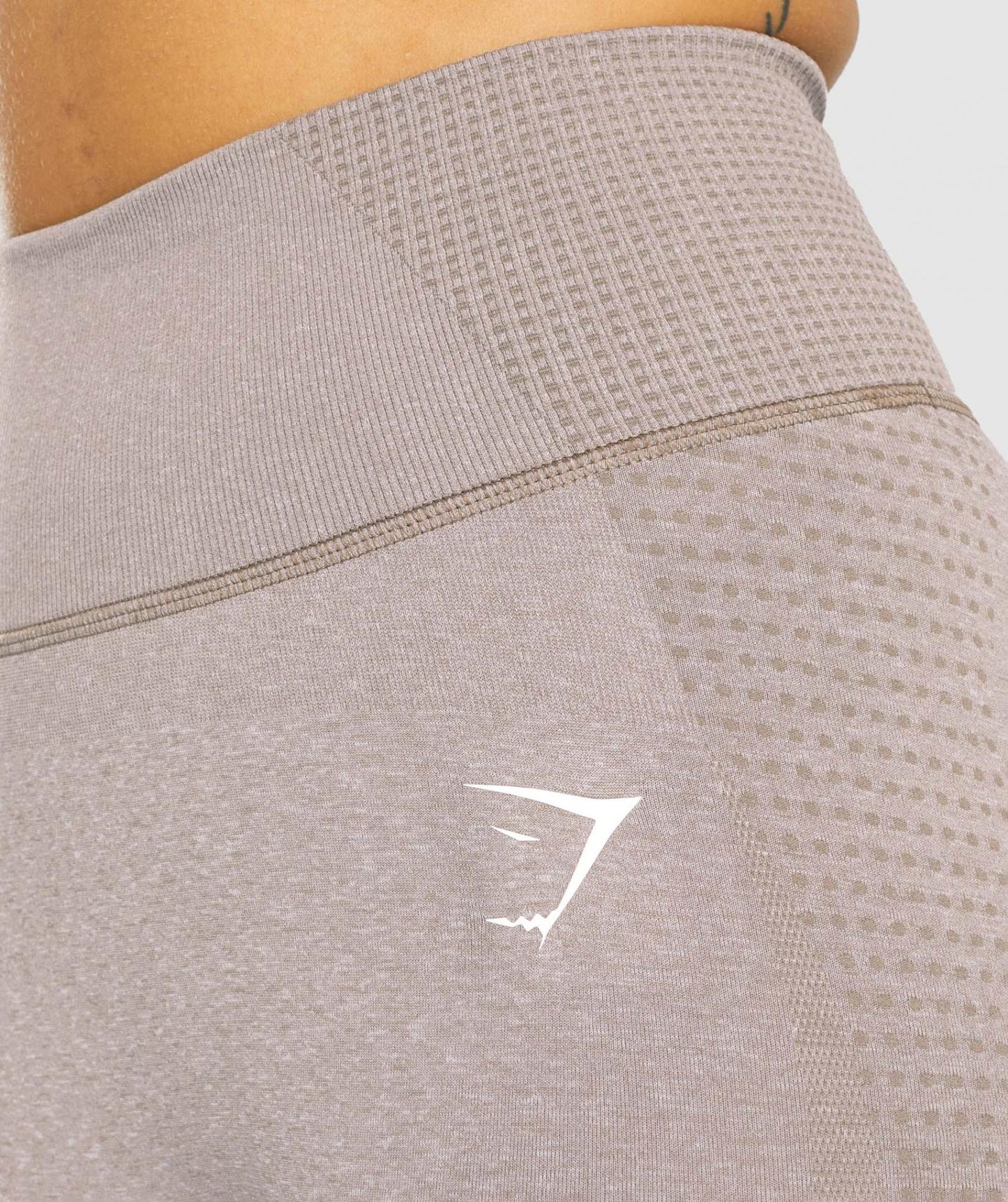 GYMSHARK VITAL RISE SEAMLESS COOKIE BROWN TAMPRĖS