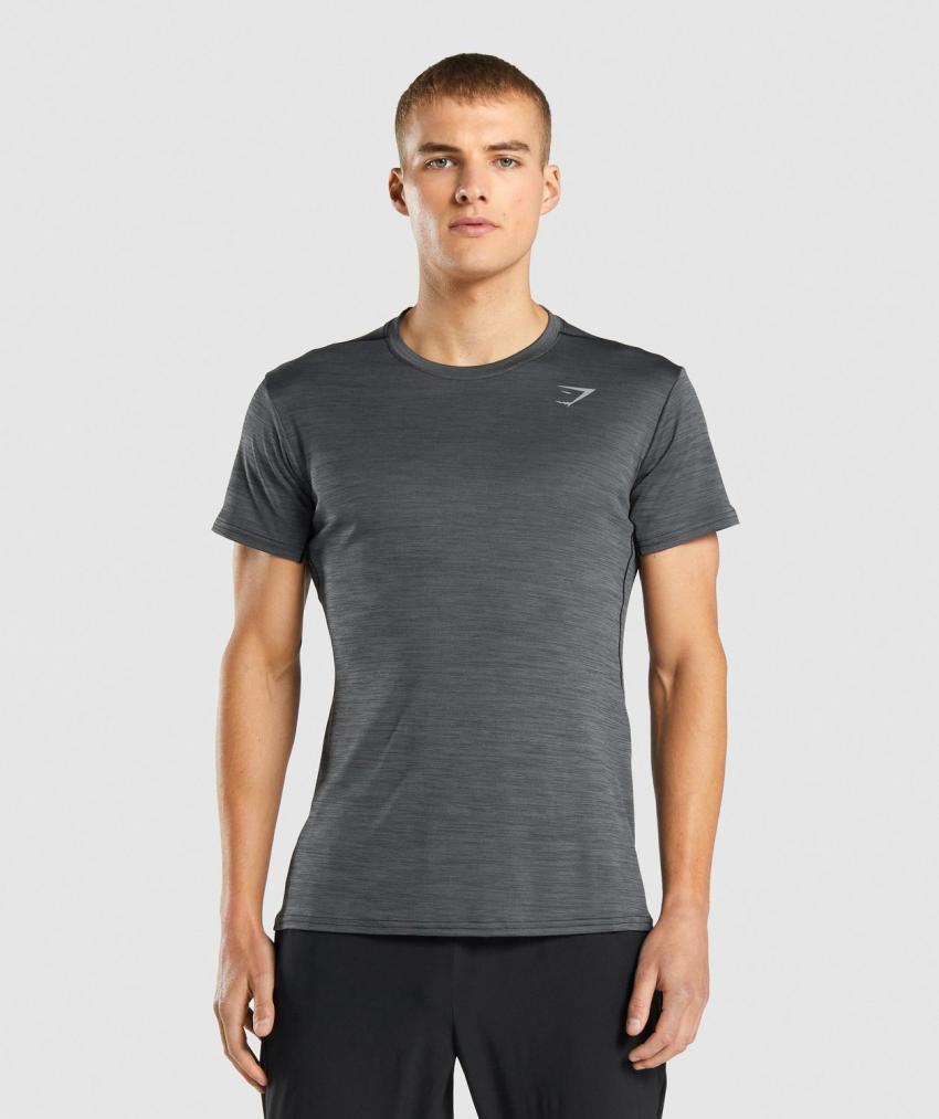 GYMSHARK SPEED SS DARK GREY SPORTINĖ PALAIDINĖ