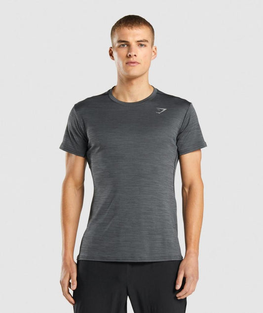 GYMSHARK SPEED SS DARK GREY SPORTINĖ PALAIDINĖ