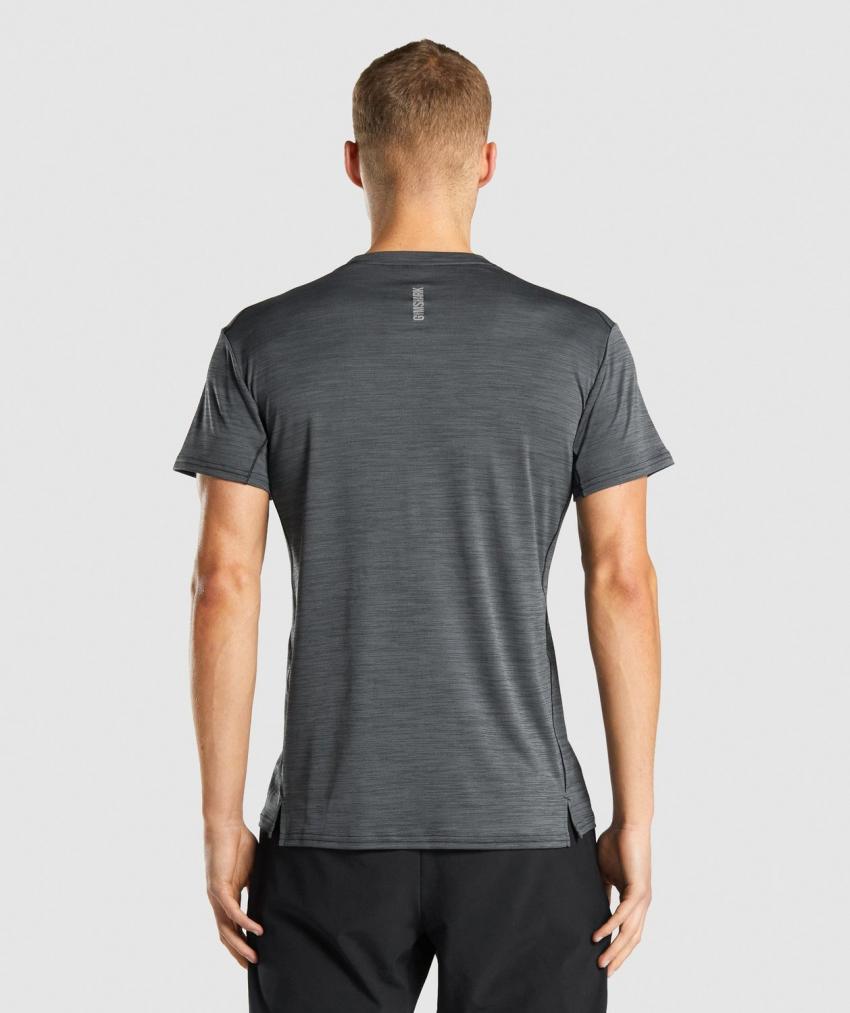 GYMSHARK SPEED SS DARK GREY SPORTINĖ PALAIDINĖ