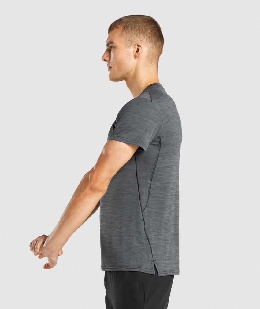 GYMSHARK SPEED SS DARK GREY SPORTINĖ PALAIDINĖ