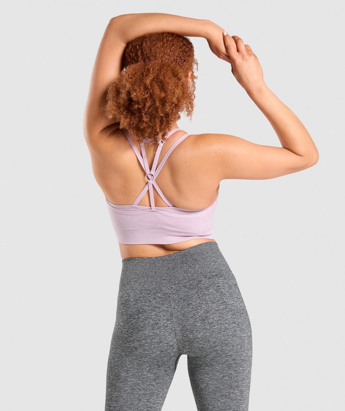 GYMSHARK ADAPT MARL SEAMLESS LIGHT PURPLE LIEMENĖLĖ